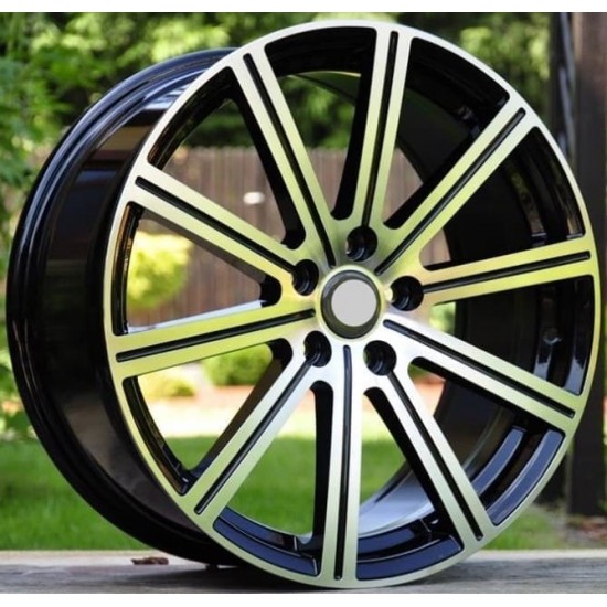 VOLVO STYLE 40 8×18 5×108 ET49 Black Face Machined