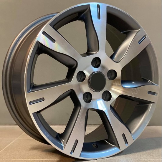 VOLVO STYLE 437 7×16 5×108 ET40 Gun Metal Face Machined