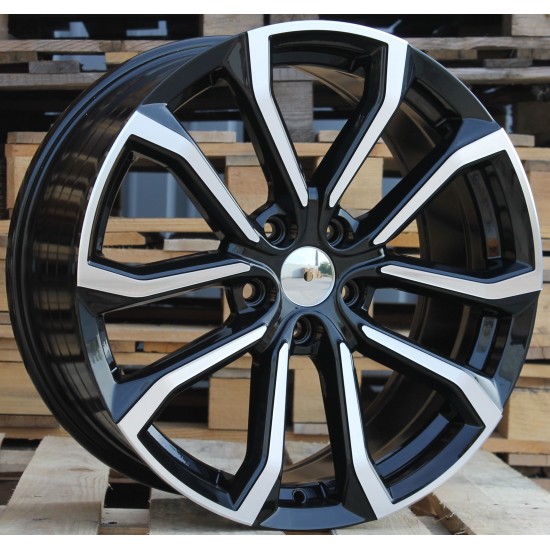 VOLVO STYLE 515 8×18 5×108 ET49 Black Face Machined