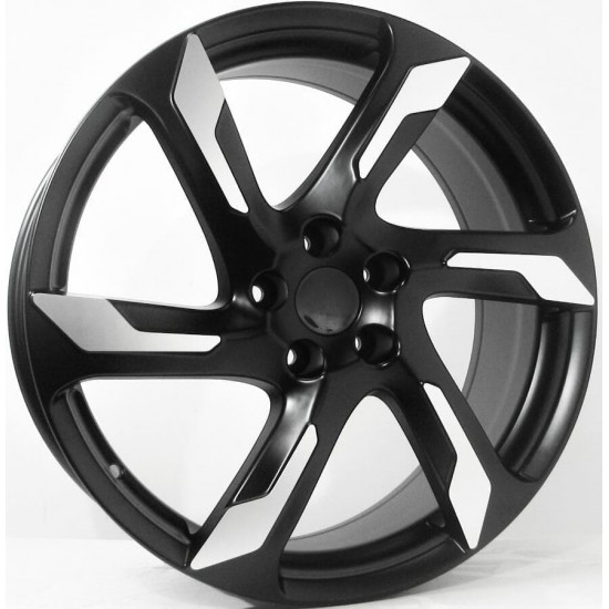 VOLVO STYLE 703 8×18 5×108 ET42 Black Matt Face Machined