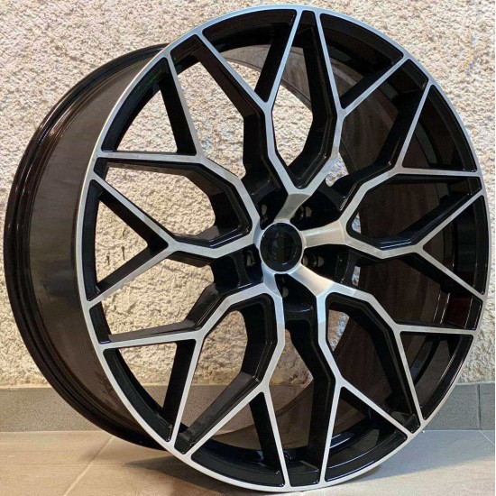VOSSEN STYLE 1604 7,5×17 5×115 ET40 Black Face Machined
