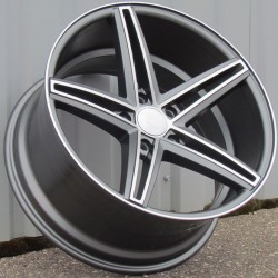 VOSSEN STYLE 521 7×17 5×110 ET39 Matt Gun Metal Face Machined