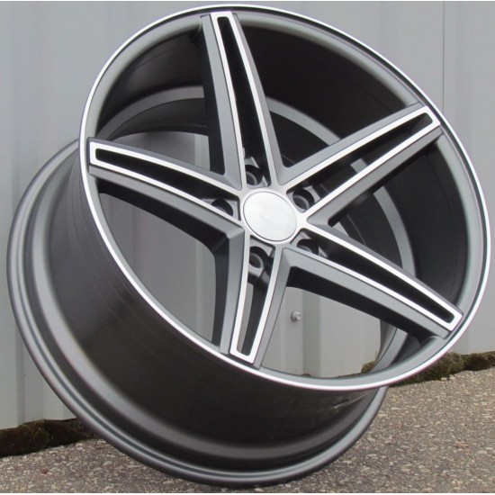 VOSSEN STYLE 521 7×17 5×110 ET39 Matt Gun Metal Face Machined