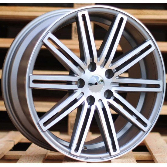 VOSSEN STYLE 710 7×17 5×108 ET45 Matt Gun Metal Face Machined