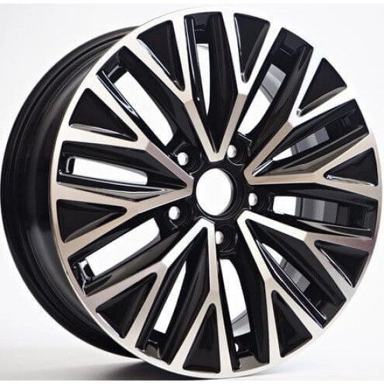 VW STYLE 1392 6,5×16 5×112 ET46 Black Face Machined