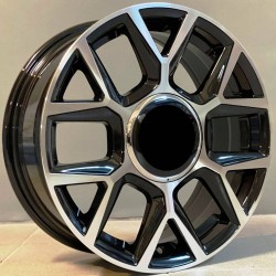 VW STYLE 1465 6,5×16 4×100 ET43 Black Face Machined