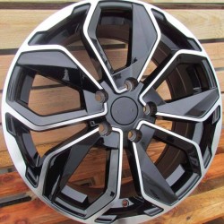 VW STYLE 164 6,5×16 5×100 ET40 Black Face Machined