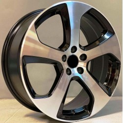 VW STYLE 504 7,5×17 5×112 ET45 Black Face Machined