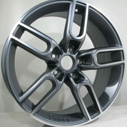 VW STYLE 530 7,5×17 5×112 ET38 Gun Metal Face Machined