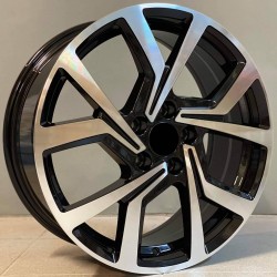 VW STYLE 5573 6,5×16 5×100 ET40 Black Face Machined