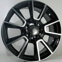 VW STYLE 578 6,5×16 5×100 ET33 Black Face Machined