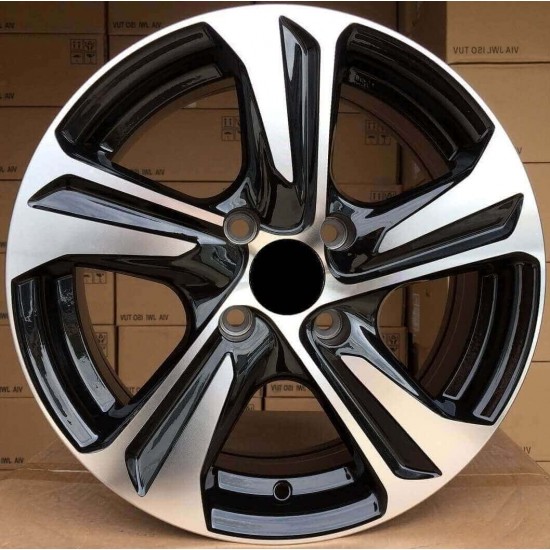 VW STYLE 5832 6,5×16 4×100 ET40 Black Face Machined