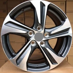 VW STYLE 5832 6,5×16 4×100 ET40 Gun Metal Face Machined