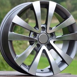 VW STYLE 620 7×16 5×112 ET45 Gun Metal Face Machined