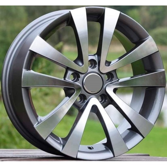 VW STYLE 620 7×16 5×112 ET45 Gun Metal Face Machined