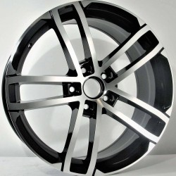 VW STYLE 983 6,5×16 5×112 ET42 Black Face Machined